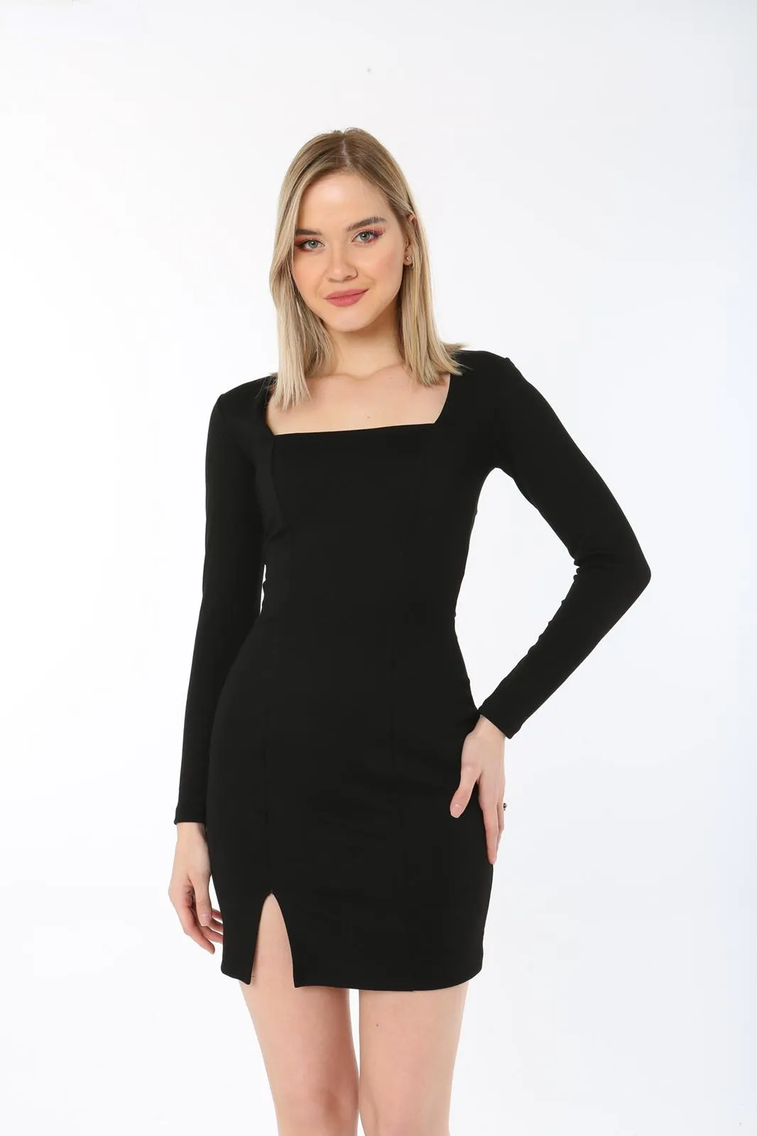 ÇELİK ÖRME KUMAŞ ELBİSE